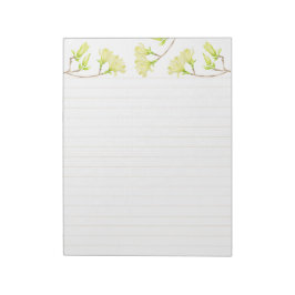 Magnolias Amarelas em um Bloco de Notas Grande