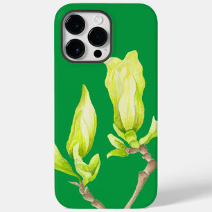 Magnolias amarelas em uma capas de iphone