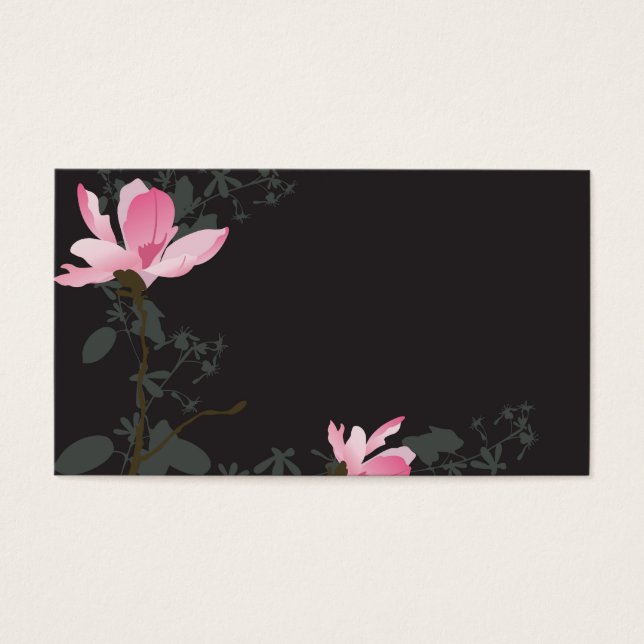 Magnolias Cartão de visita (Frente)