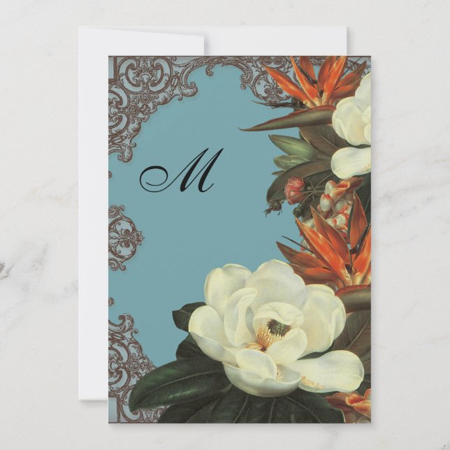 Magnolias n Bird of Paradise - Convite para Casame (Verso)
