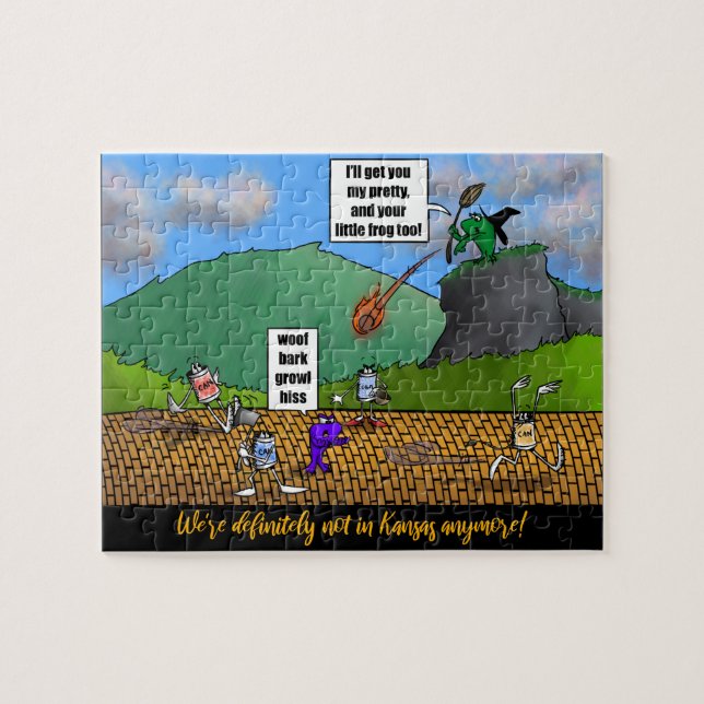 Mago dos Sapos 8"x10" quebra-cabeça de 110 peças (Horizontal)