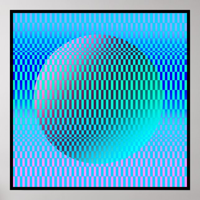 Magrathea - Poster Op-Art (Frente)