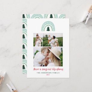 Magro arco-íris fofo moderno 3 foto Natal