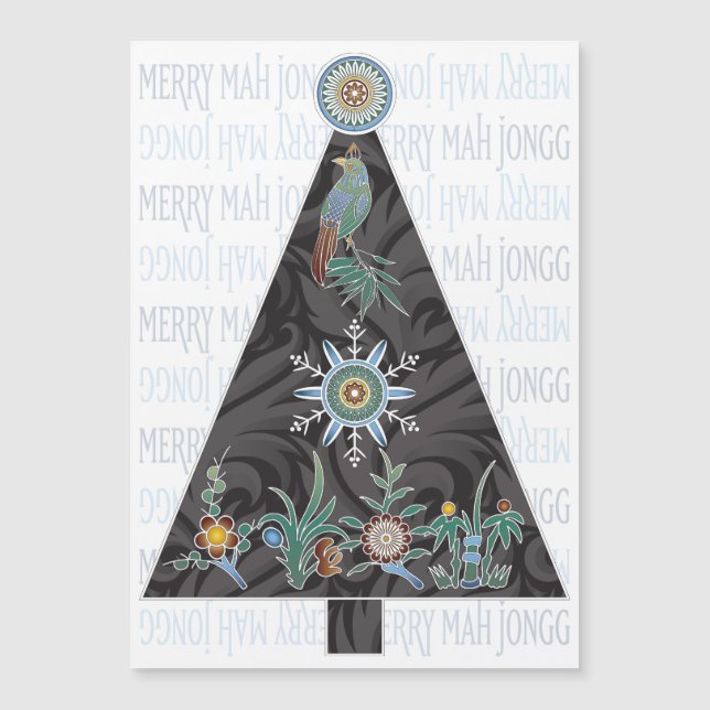 Mah Jongg Árvore de Natal (Frente)