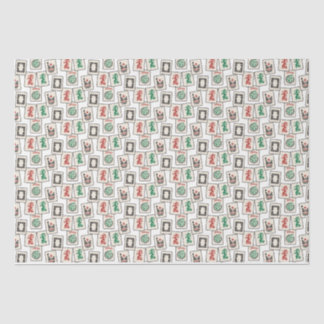 Mah Jongg Azulejos Papel Tecidual, Quebra de Prese