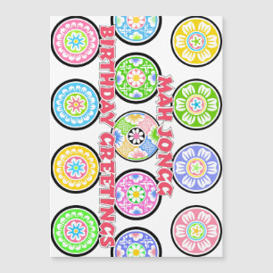 Mah Jongg Birthday Dots