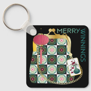 Mah Jongg Holiday Chaveiro