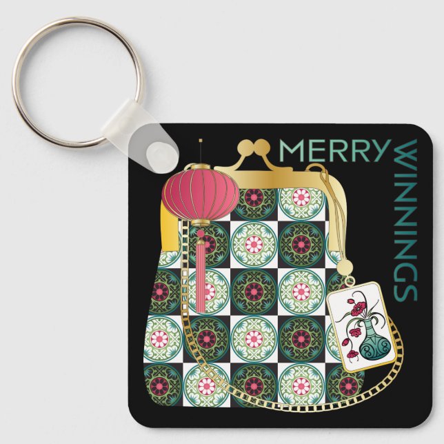 Mah Jongg Holiday Chaveiro (Frente)