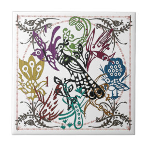 Mah Jongg One Bams Azulejo