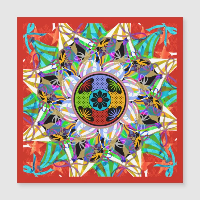 Mah Jongg Ornaments Magnet (Frente)