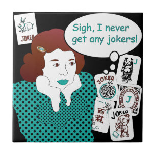 Mah Jongg Sayings Azulejo