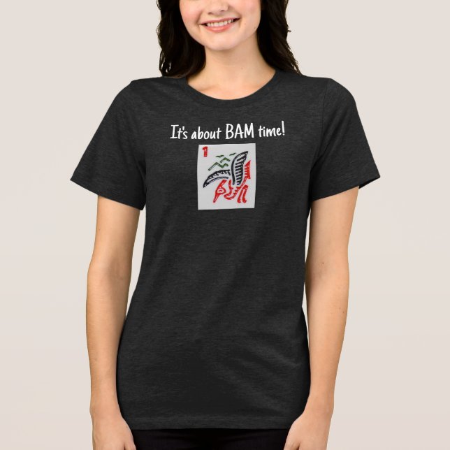Mahjong Bam Time Tri-Blend  (Frente)