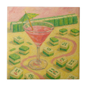 Mahjong Chic Pintura Coquetel