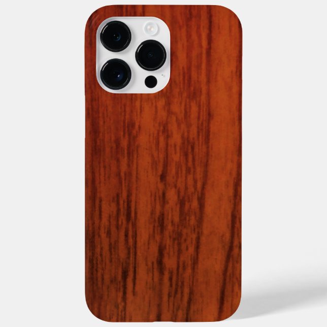Mahogany Wood Impressão (Verso)