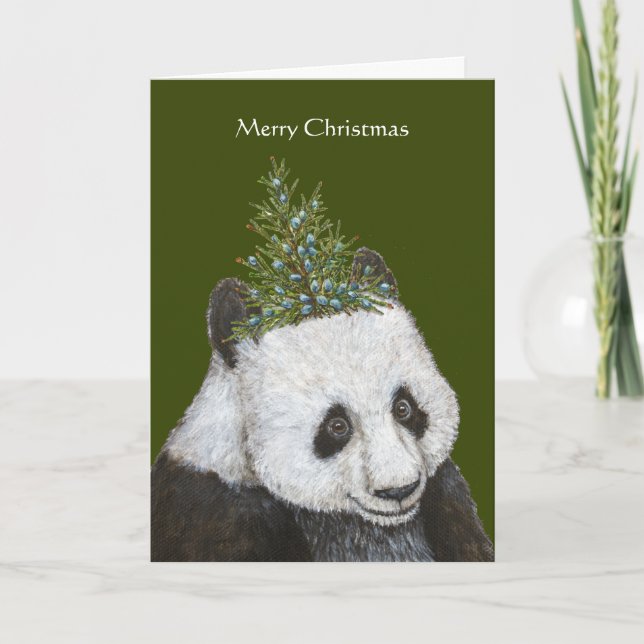 Mai, o cartão de Natal panda (Frente)