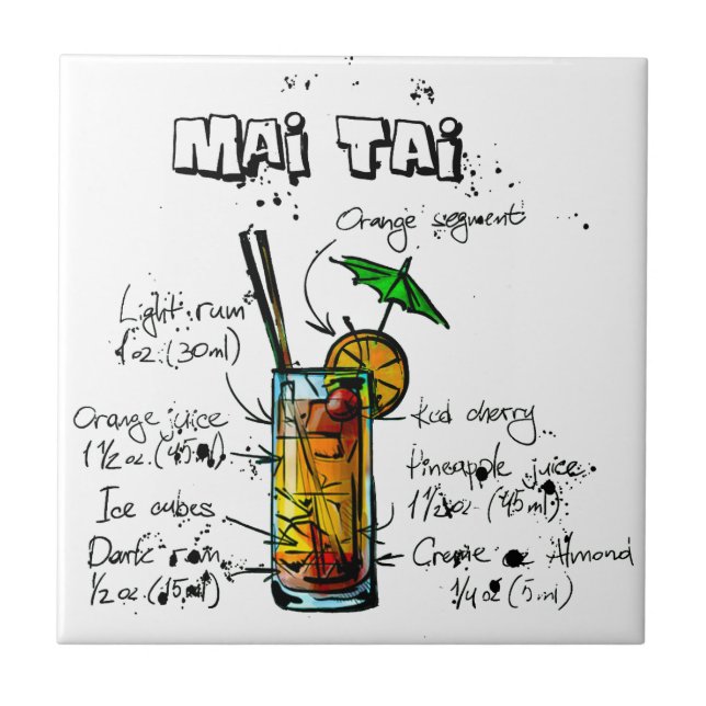 MAI TAI da receita do cocktail (Frente)