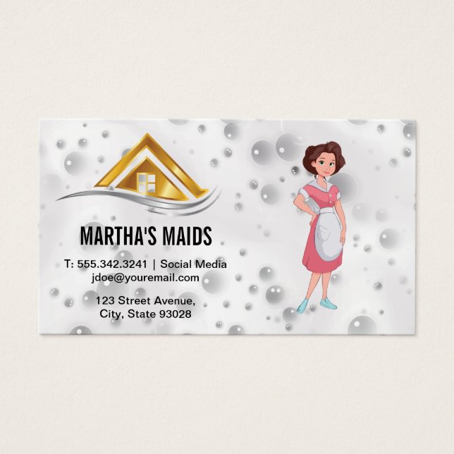 Maid | Logotipo da casa | Bolhas de sabão (Frente)