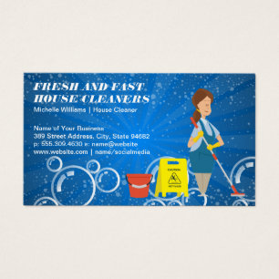 Maid Mopping Bolhas de sabão limpas