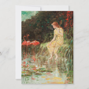 Maiden com Flamingos   Frederick Stuart Church