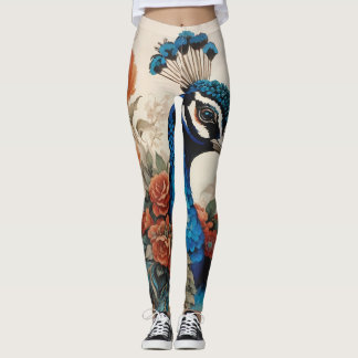 Maiestoso Esplendor As Leggings Boho Peacock