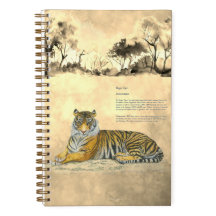 Maiestoso Tigre Aquarelas