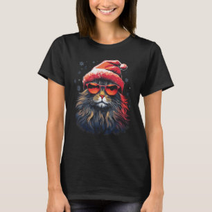 Maine Coon Cat Camisetas Gráficas de Natal para Mu