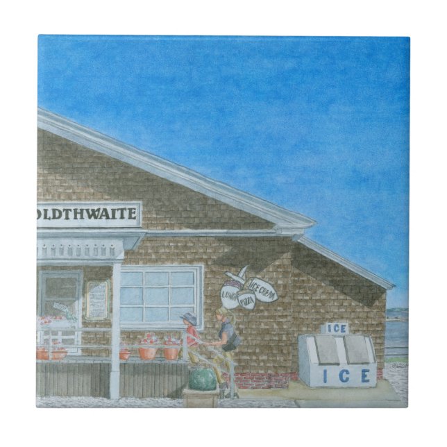 Maine General Store Watercolor (Frente)