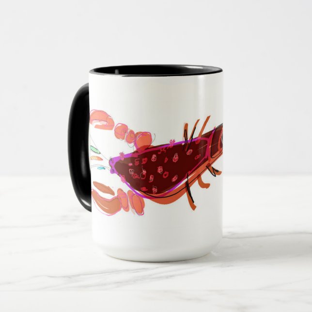 "Maine Lobsta" caneca de 15 onças (Frente Esquerda)