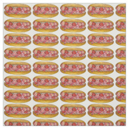 Maine Lobster Roll Roll Rolls Sandwich Tecido de f