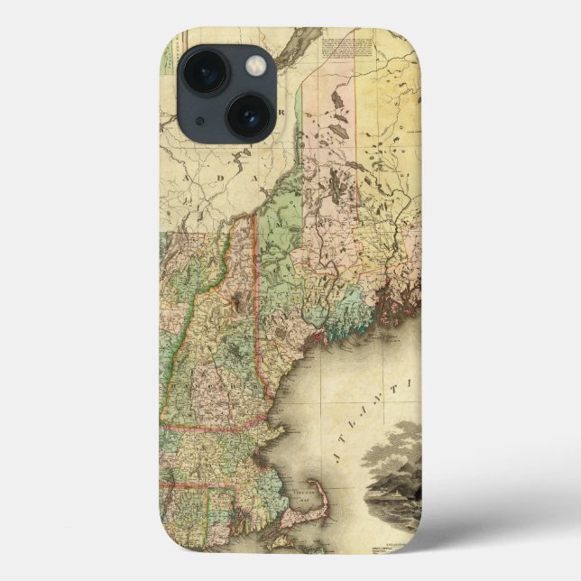 Maine, New Hampshire, Vermont, Massachusetts (Verso)