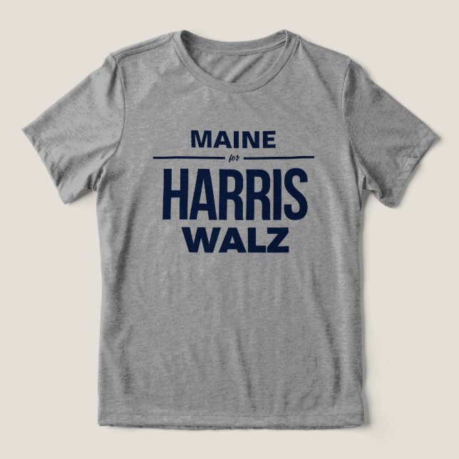 Maine para Harris Walz (Design frontal)