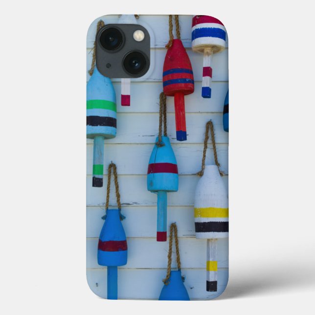 Maine, Stonington, boias decorativas de lagosta (Verso)