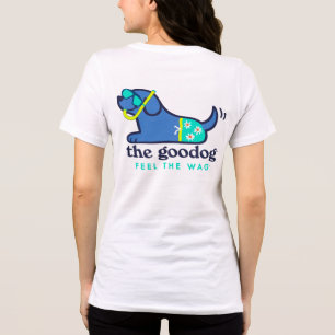 Maiô com Estampa de Cachorro Azul da Dog Mom Waggi