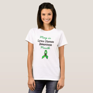 Maio é camisa do tiquetaque do mês da consciênc