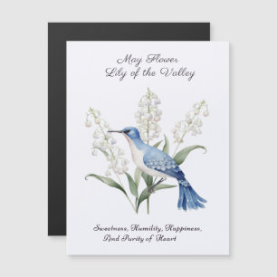 Maio Mês do Nascimento Flor Lily do Vale Aniversár