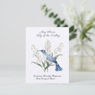 Maio Mês do Nascimento Flor Lily do Vale Aniversár