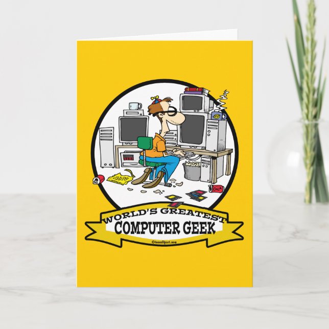 MAIOR CARTÃO DE GEEK DE COMPUTADOR DO MUNDO PARA H (Frente)