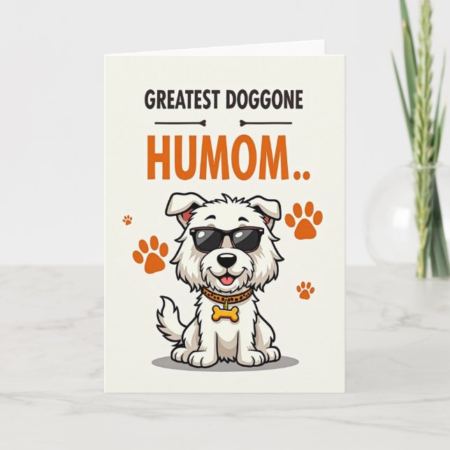 Maior Cartão de Humom de Cachorro Já Feito (Frente)
