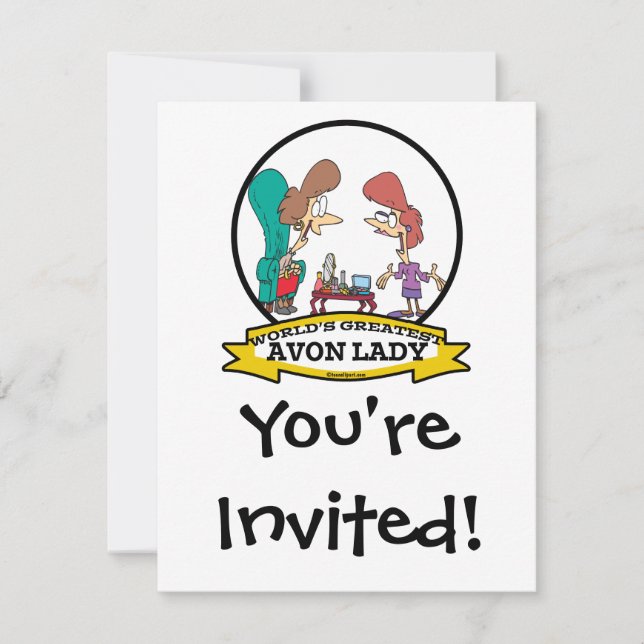 MAIOR CARTÃO DE MULHERES AVON LADY (Frente)
