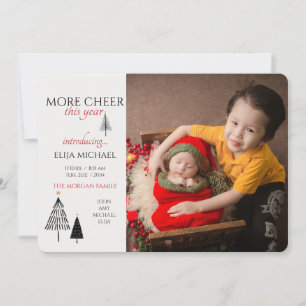 Mais Alegria No Anúncio De Nascimento De Foto Este