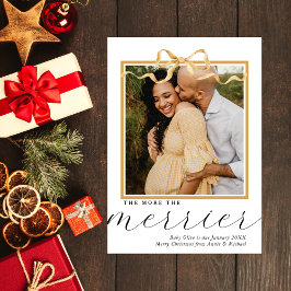 Mais Alegria no Natal Anúncio de Gravidez