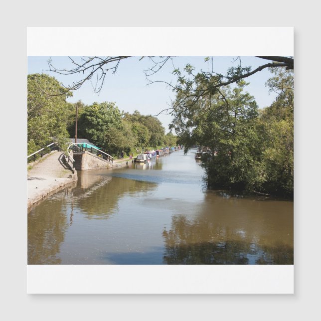 Mais alto do Canal Macclesfield Poynton Cheshire (Frente)