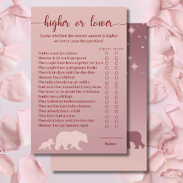 Mais alto do Chá de fraldas ou placa de jogo infer