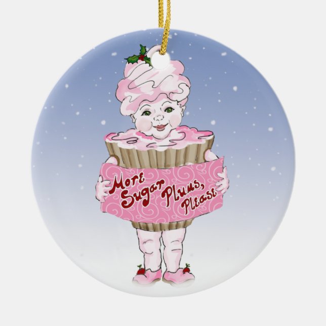 Mais Ameixas De Açúcar, Por Favor Ornamento (Frente)