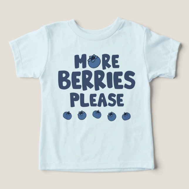 Mais Berries Por Favor Toddler TShirt (Design frontal)