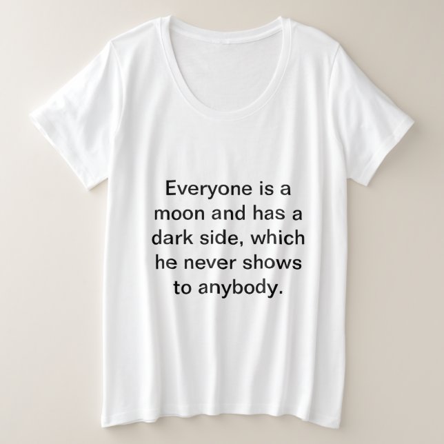 mais camisas de tamanho (Frente do Design)