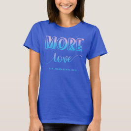 Mais Camiseta Azul de Amor