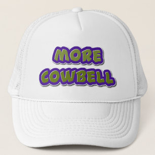 Mais chapéu de cowbell para qualquer um. Boné de b