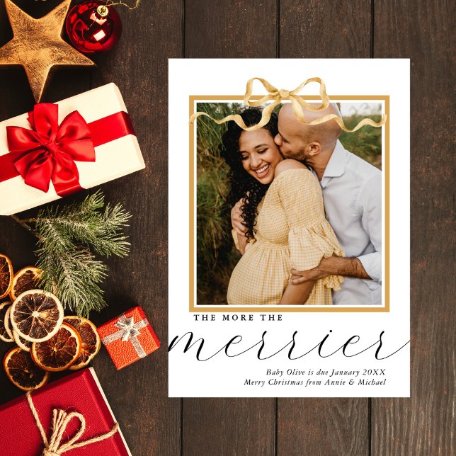 Mais Divertido no Natal Anúncio de Gravidez (Criador carregado)