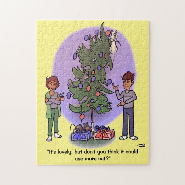 Mais Feriados de Gato Quebra-cabeça (Vertical)